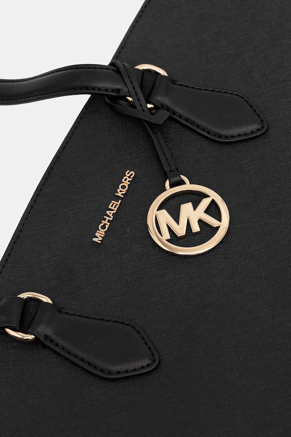 Kožená kabelka MICHAEL Michael Kors 30R6GQ6T7L čierna