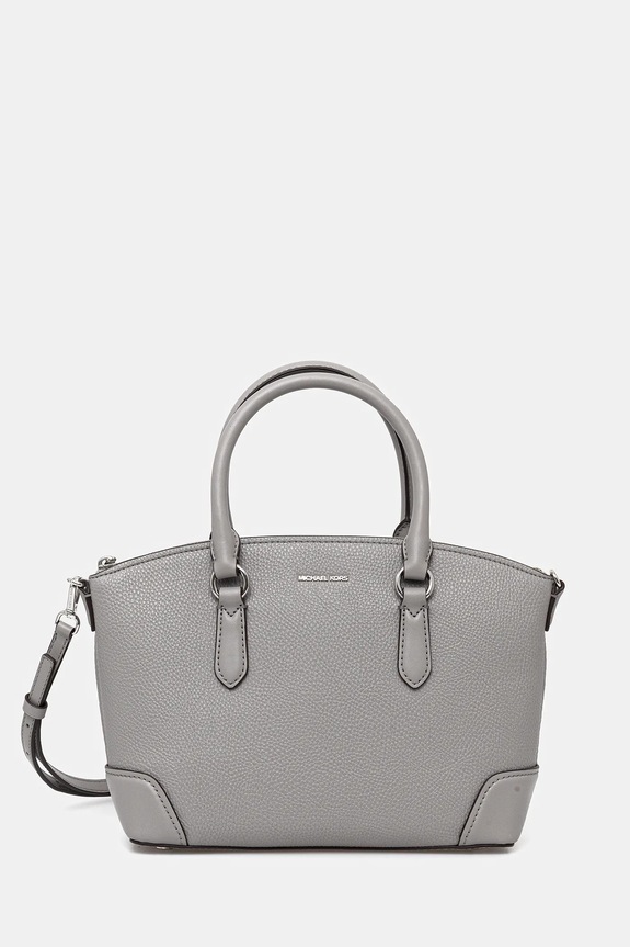 MICHAEL Michael Kors Kabelka dámska kožená sivá 30R6S1WS8V