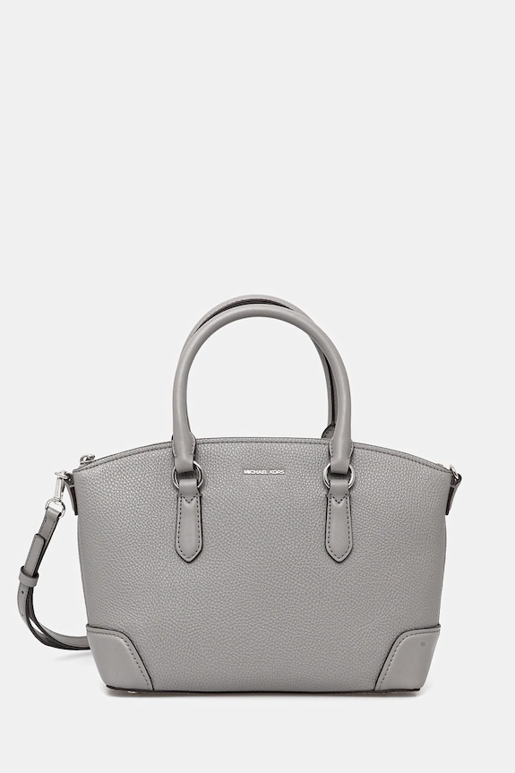 MICHAEL Michael Kors Kabelka dámska kožená sivá 30R6S1WS8V