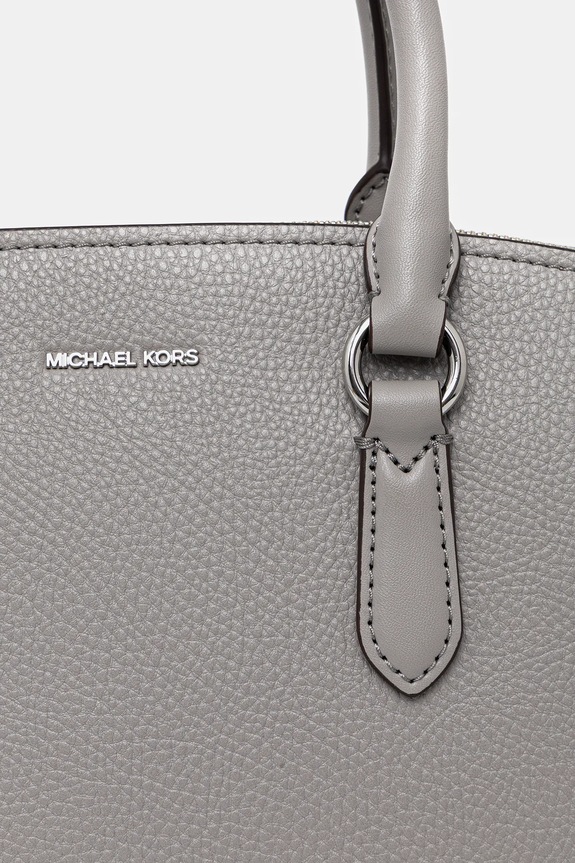 Doplnky MICHAEL Michael Kors Kabelka dámska kožená 30R6S1WS8V sivá