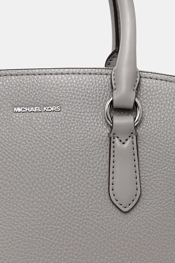 Doplnky MICHAEL Michael Kors Kabelka dámska kožená 30R6S1WS8V sivá