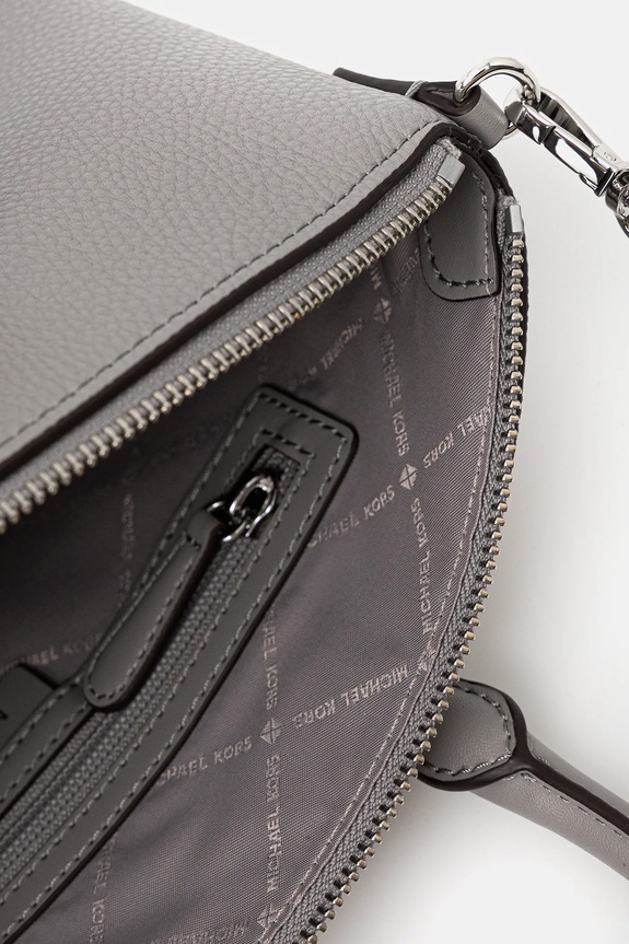 MICHAEL Michael Kors Kabelka dámska kožená 30R6S1WS8V sivá