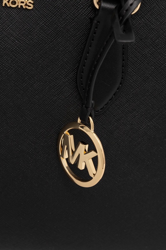 Kožená kabelka MICHAEL Michael Kors 30R6GQ6S2L čierna
