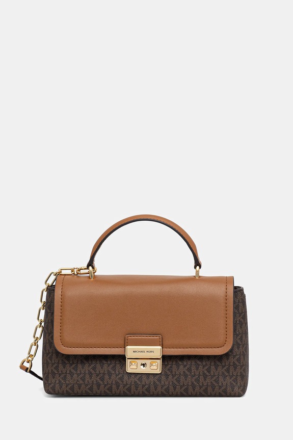 Kabelka MICHAEL Michael Kors imitácia kože hnedá 30F5G2RS2B