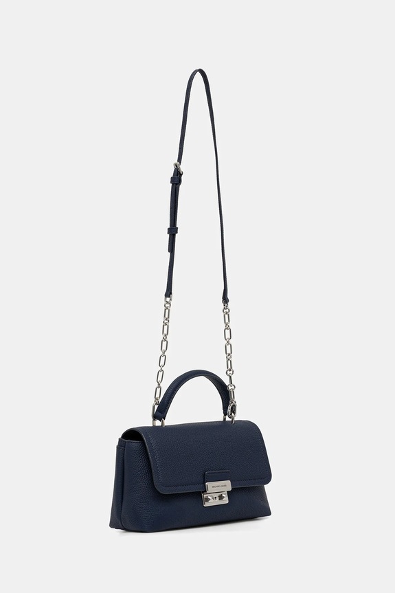 Kožená kabelka MICHAEL Michael Kors 30R6S2RS2L modrá SS26
