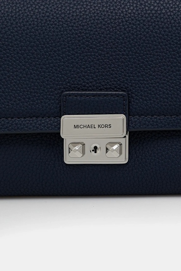 Kožená kabelka MICHAEL Michael Kors modrá 30R6S2RS2L