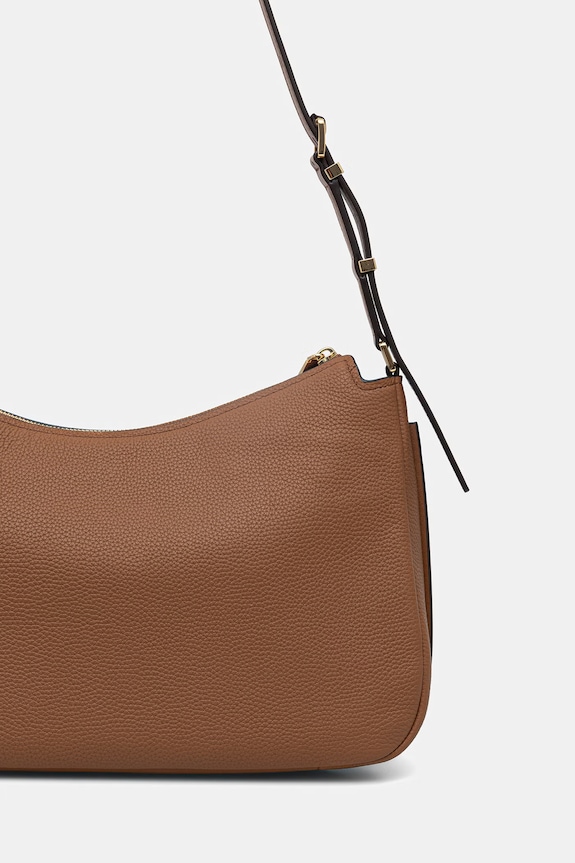 Αξεσουάρ Δερμάτινη τσάντα MICHAEL Michael Kors 30F5GY5M6L καφέ