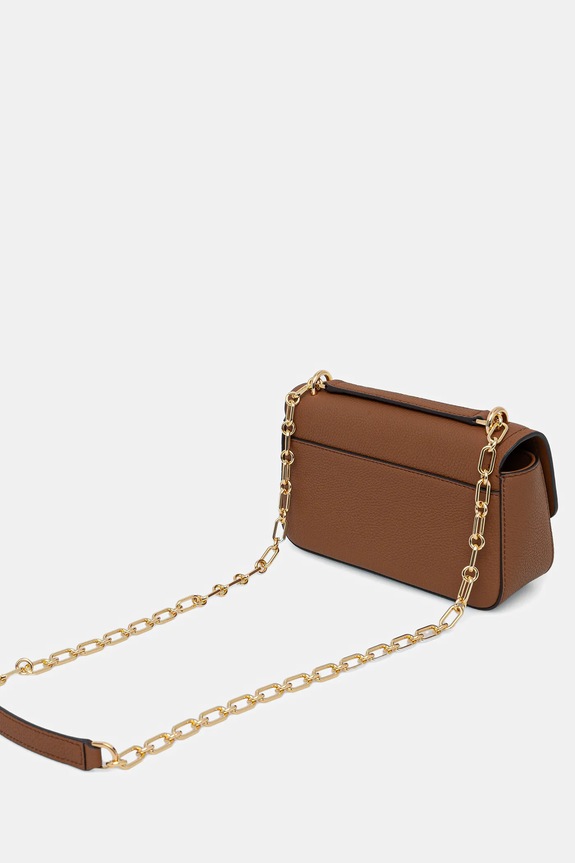 MICHAEL Michael Kors torebka skórzana 30R6G2RL5L brązowy SS26