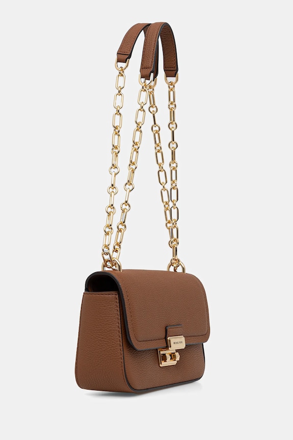 Akcesoria MICHAEL Michael Kors torebka skórzana 30R6G2RL5L brązowy
