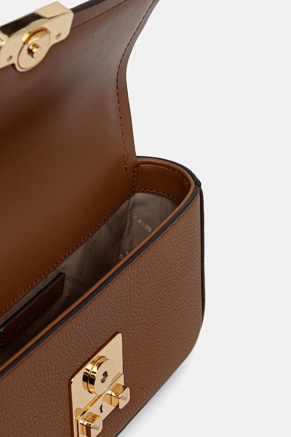 MICHAEL Michael Kors torebka skórzana 30R6G2RL5L brązowy