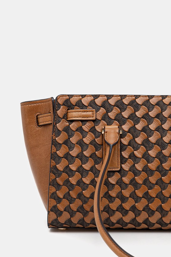 Accesorii MICHAEL Michael Kors poșetă de piele 30R6GNXT0T maro