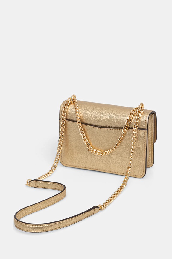 Doplnky Kožená kabelka MICHAEL Michael Kors 32S5GC7C1L zlatá