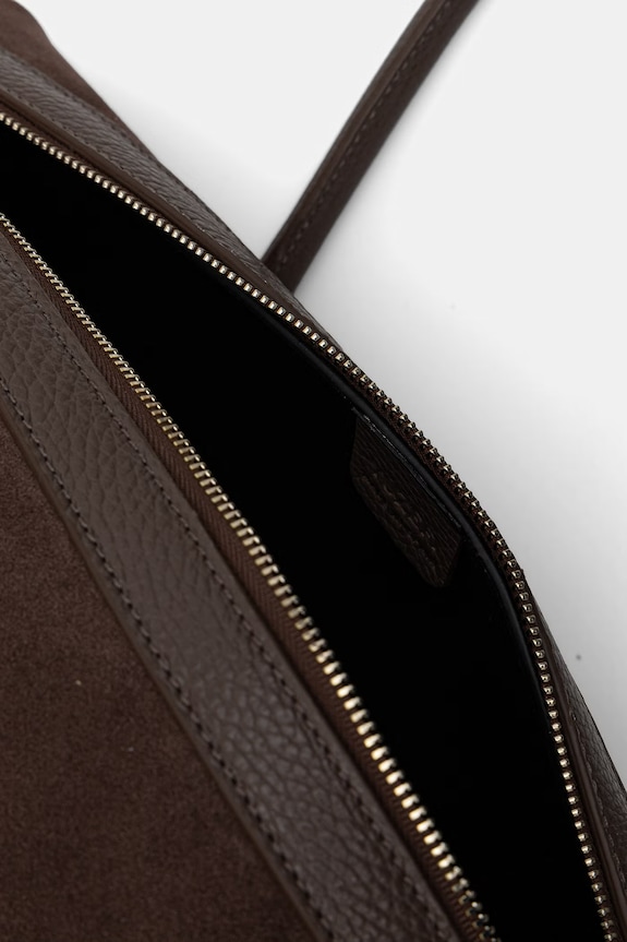 Yuzefi geantă pentru femei, din piele întoarsă BRIOCHE DUFFLE YUZRS26.HB.BD.S026 maro