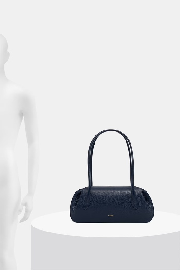 Yuzefi geantă baguette pentru femei, din piele OYSTER SHOULDER BAG YUZSS26.HB.OYSB.L063