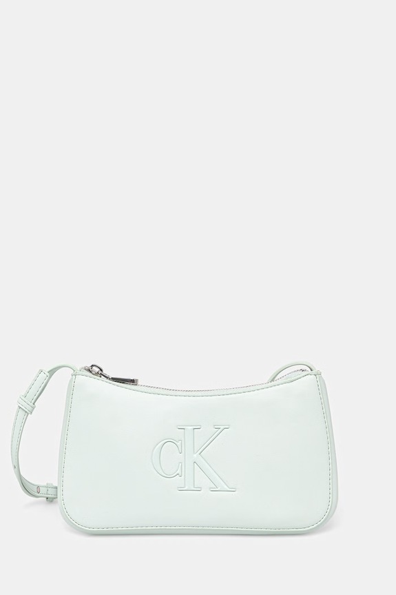 Calvin Klein torebka crossbody damska turkusowy LV04F1125G