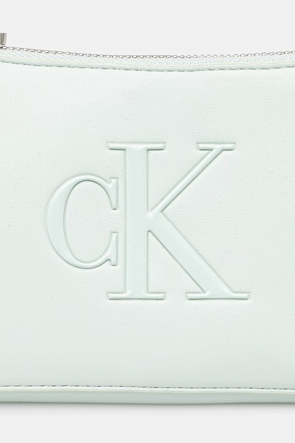 Calvin Klein torebka crossbody damska turkusowy LV04F1125G