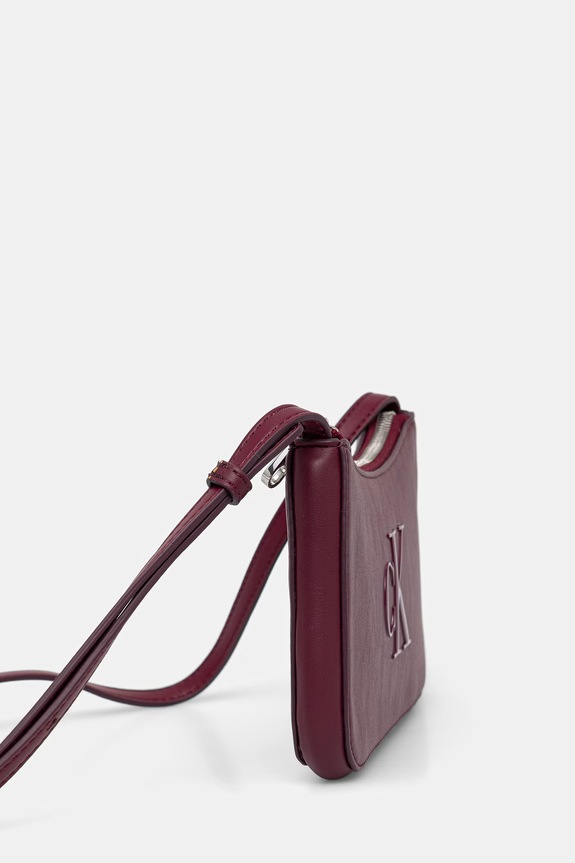 Calvin Klein torebka crossbody damska LV04F1125G bordowy SS26