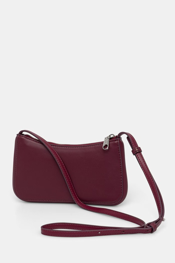 Akcesoria Calvin Klein torebka crossbody damska LV04F1125G bordowy