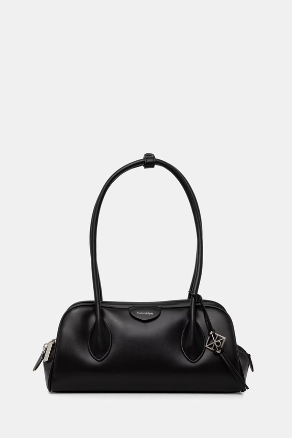 Calvin Klein női műbőr bőrönd fekete LV04F3369G