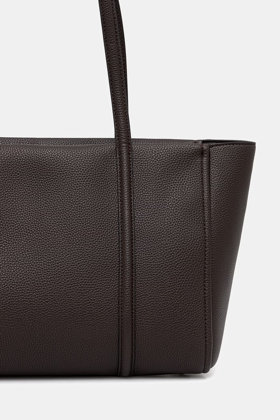 Doplnky Calvin Klein kabelka typu shopper dámska z imitácie kože LV04F3424G hnedá