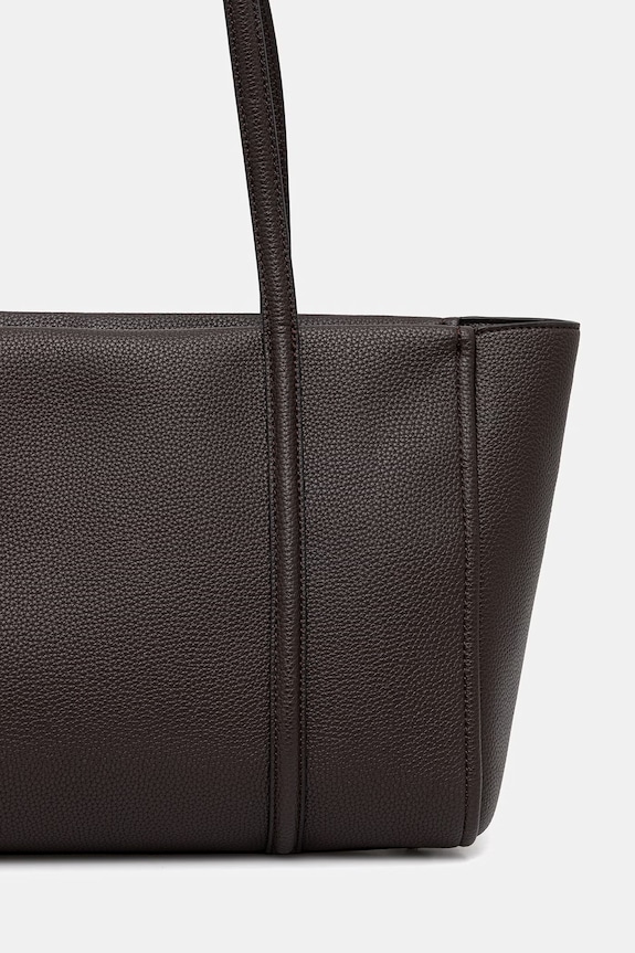 Doplnky Calvin Klein kabelka typu shopper dámska z imitácie kože LV04F3424G hnedá