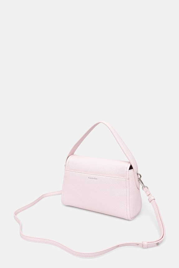 Akcesoria Calvin Klein torebka crossbody damska z imitacji skóry LV04F3425G różowy