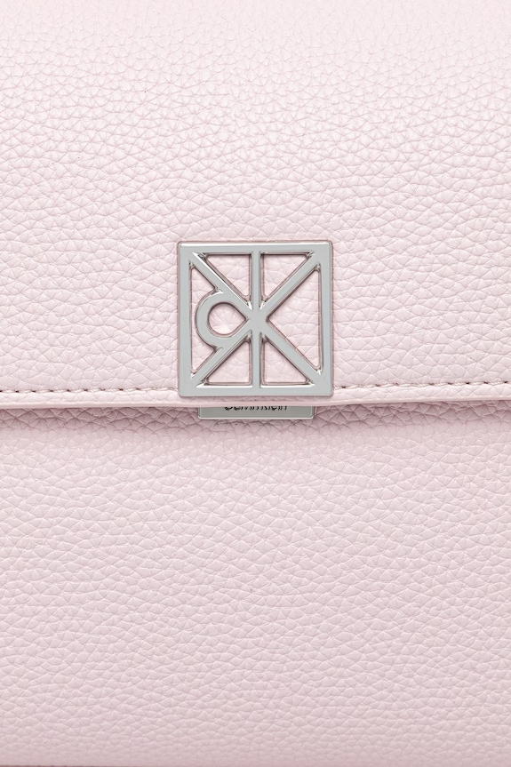 Calvin Klein torebka crossbody damska z imitacji skóry różowy LV04F3425G