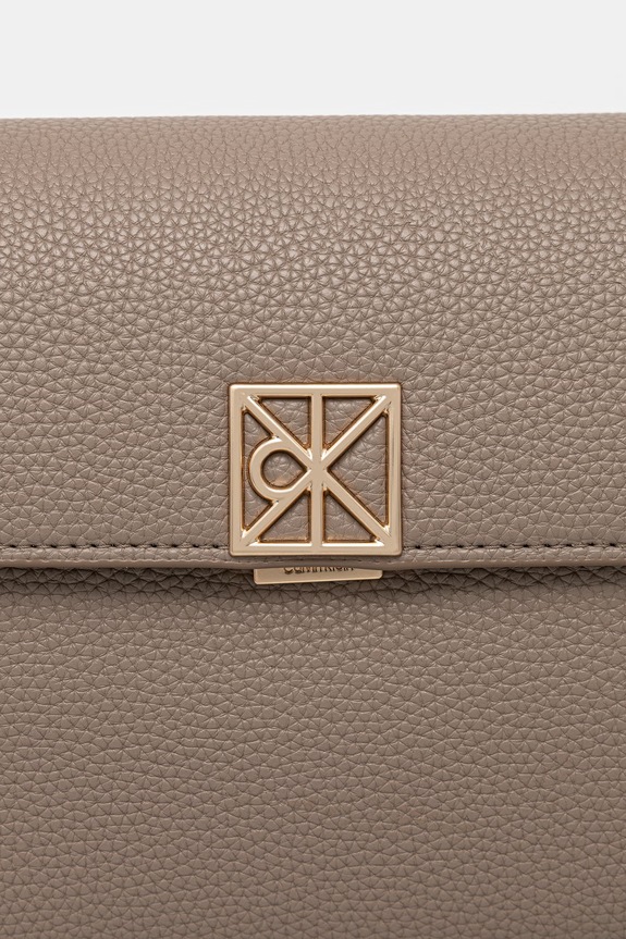 Calvin Klein torebka crossbody damska z imitacji skóry beżowy LV04F3425G