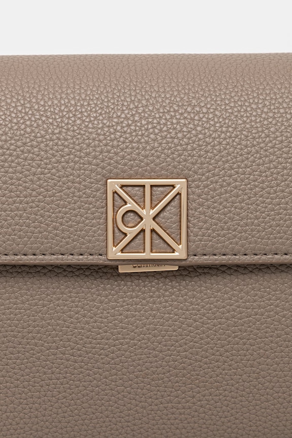 Calvin Klein torebka crossbody damska z imitacji skóry beżowy LV04F3425G