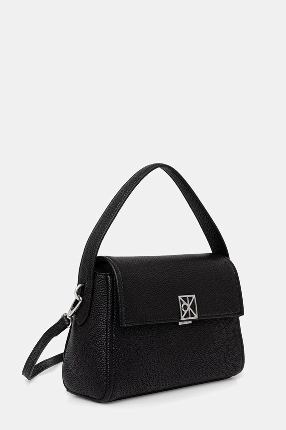 Calvin Klein torebka crossbody damska z imitacji skóry LV04F3425G czarny SS26