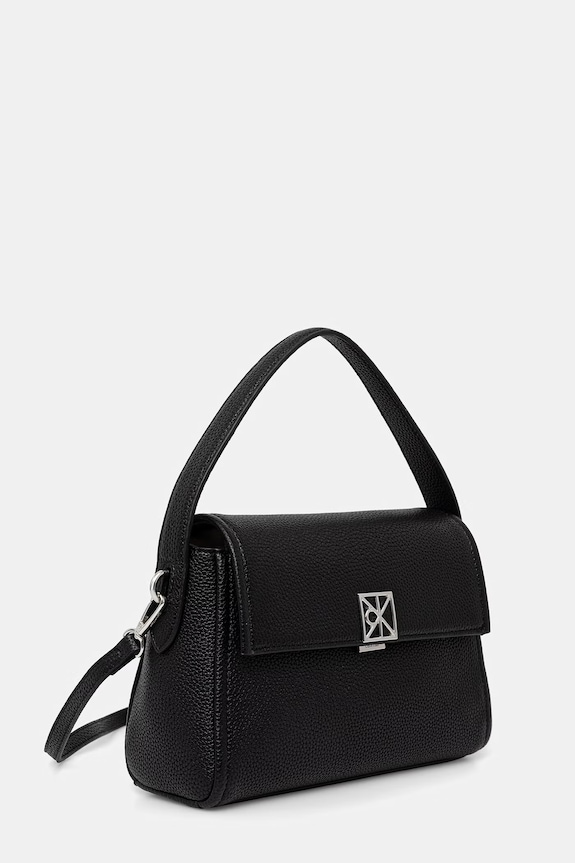 Calvin Klein torebka crossbody damska z imitacji skóry LV04F3425G czarny SS26