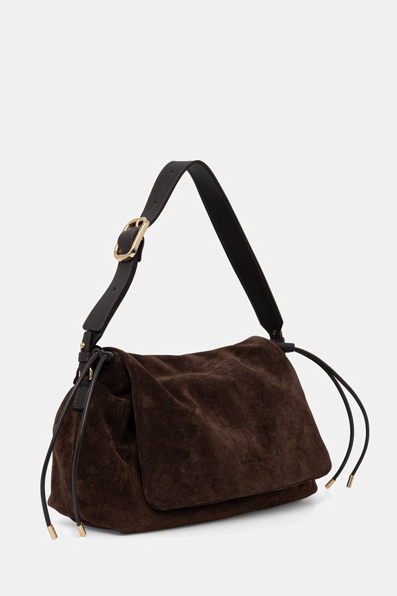 Marella borsa in pelle scamosciata MLACARDATO 2613513026200 marrone SS26