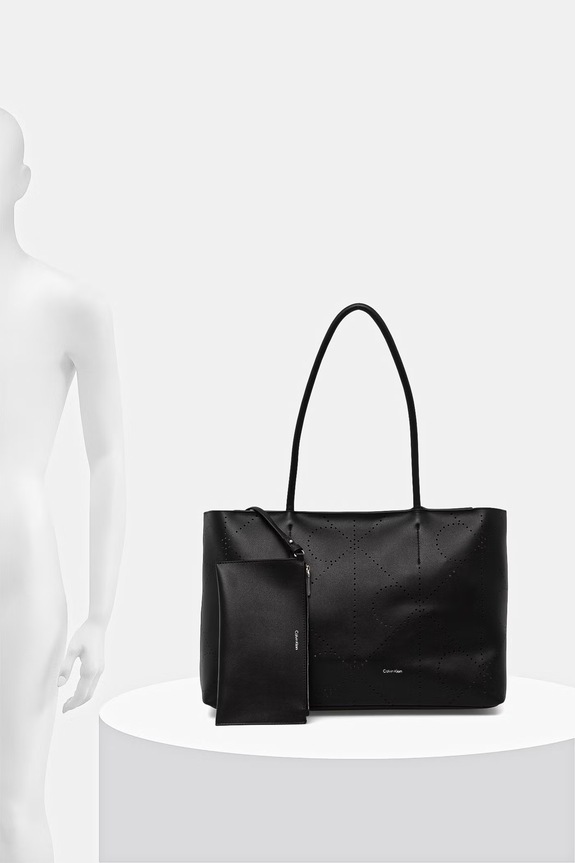 Calvin Klein geantă shopper de damă din piele LV04F3359G