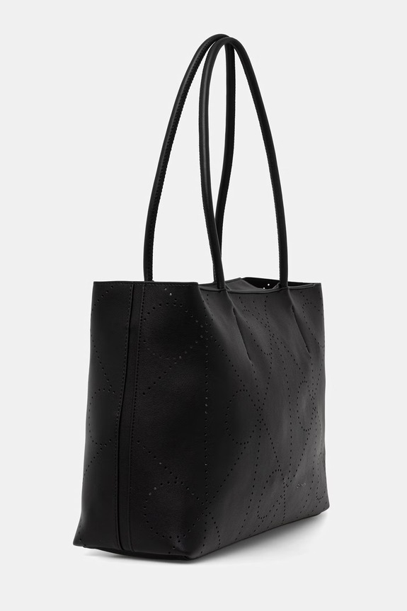 Calvin Klein geantă shopper de damă din piele LV04F3359G negru SS26