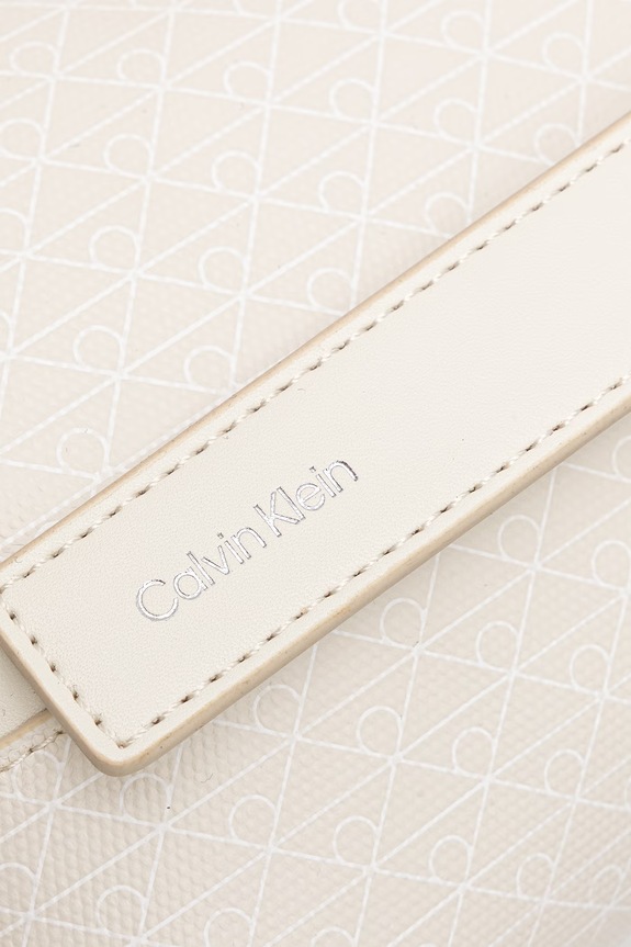 Calvin Klein torebka koszyk damska z imitacji skóry beżowy LV04F3365G