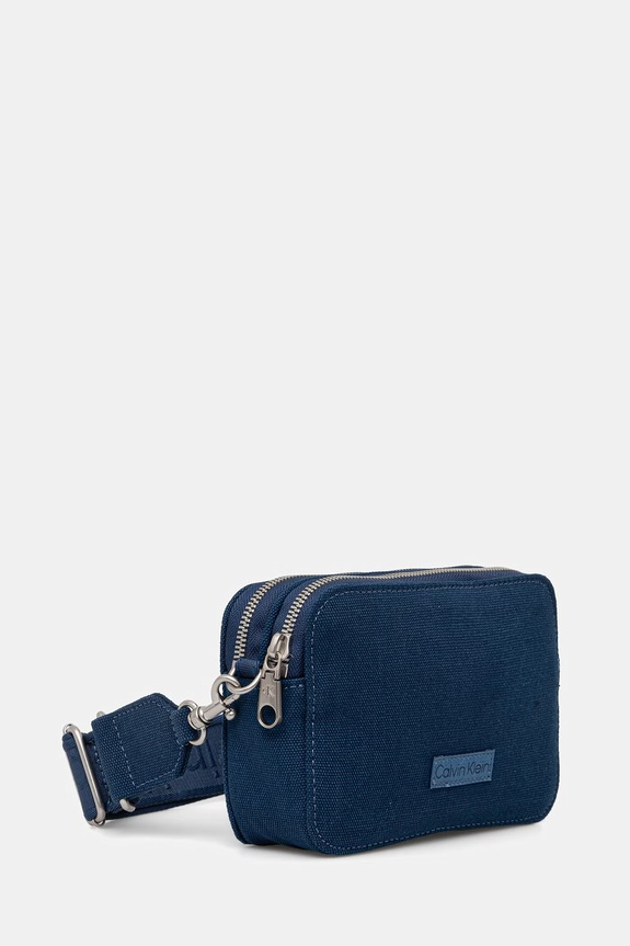 Calvin Klein Keresztpántos táska női pamut LV04F3385G kék SS26