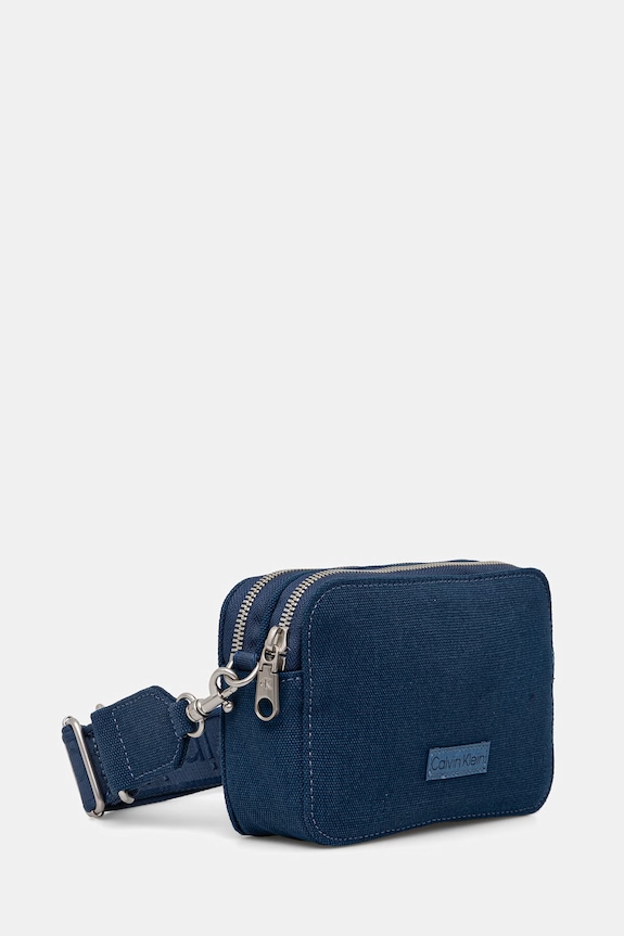 Calvin Klein Keresztpántos táska női pamut LV04F3385G kék SS26