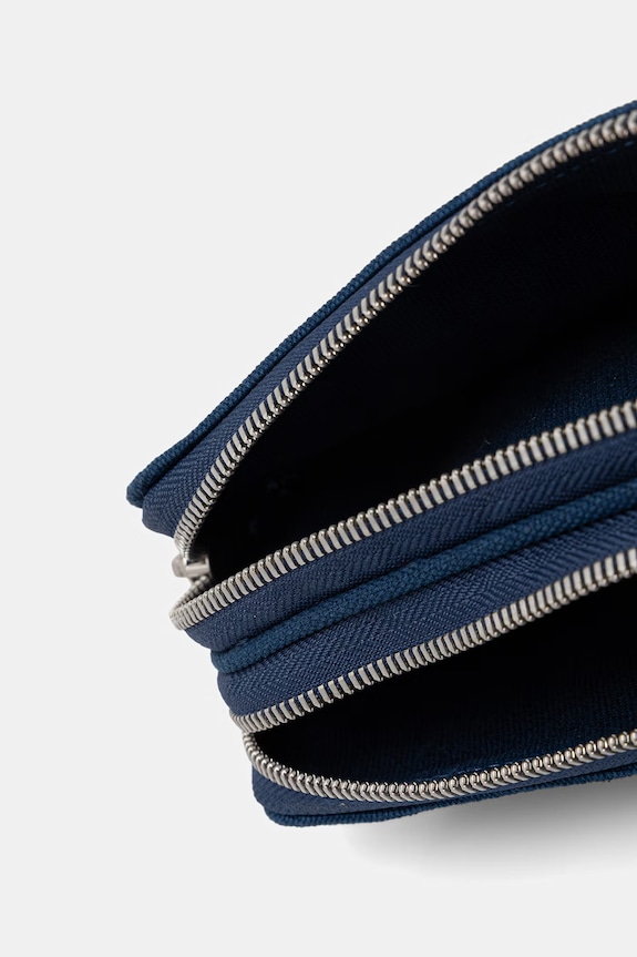 Calvin Klein Keresztpántos táska női pamut LV04F3385G kék