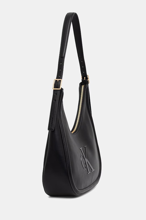 Calvin Klein Kabelka typu baguette dámska z imitácie kože LV04F3427G čierna SS26