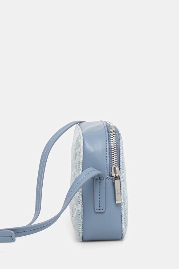 Calvin Klein torebka crossbody damska jeansowa LV04F3430G niebieski SS26