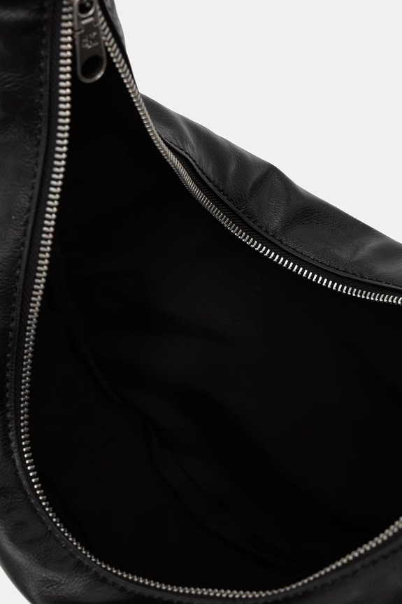 Calvin Klein félhold táska női műbőr LV04F3446G fekete