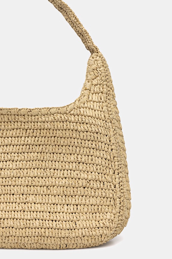 Dodaci Calvin Klein shopper torba ženska pletena LV04F3448G bež