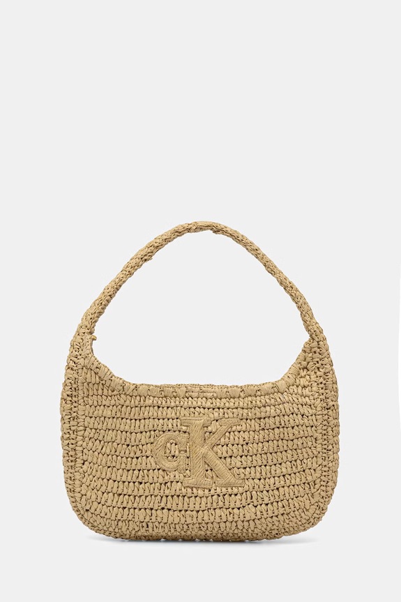 Calvin Klein torebka damska pleciona beżowy LV04F3449G