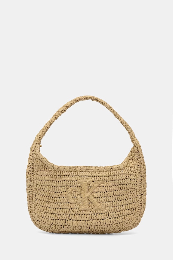 Calvin Klein torebka damska pleciona beżowy LV04F3449G