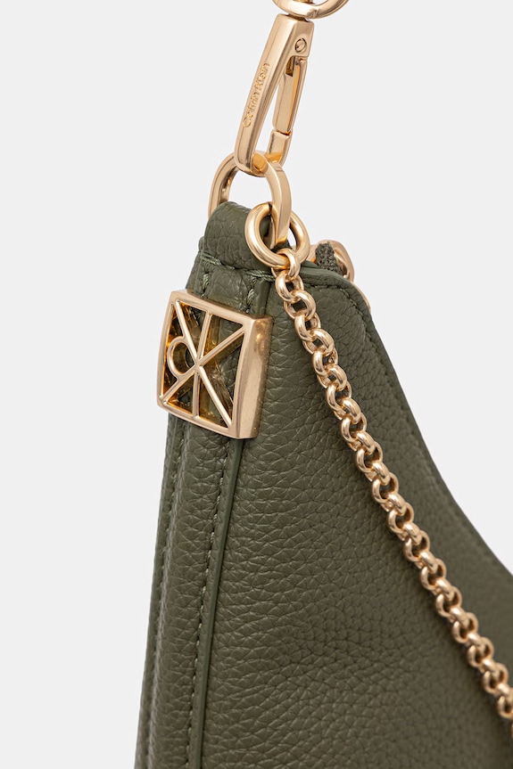 Calvin Klein torebka damska z imitacji skóry LV04F3495G zielony