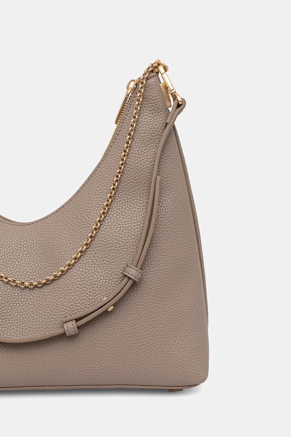 Akcesoria Calvin Klein torebka damska z imitacji skóry LV04F3495G beżowy