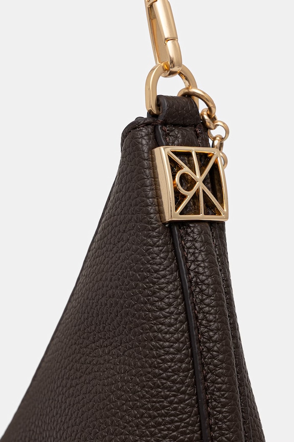 Calvin Klein torebka damska z imitacji skóry brązowy LV04F3495G