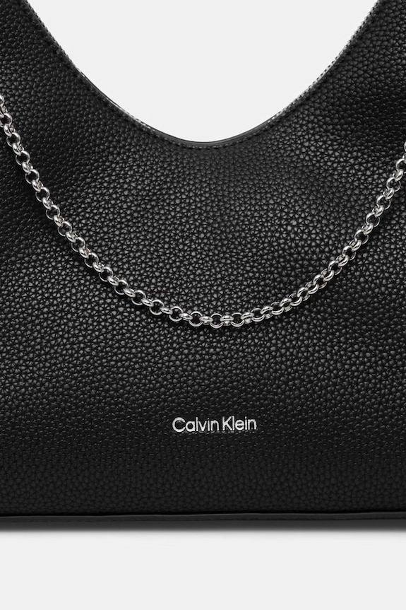 Calvin Klein torebka damska z imitacji skóry czarny LV04F3495G