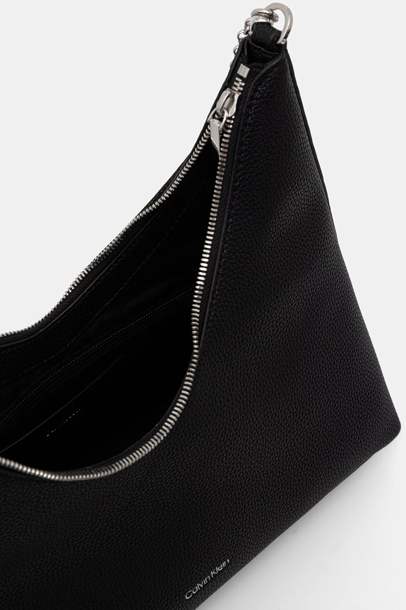 Calvin Klein torebka damska z imitacji skóry LV04F3495G czarny