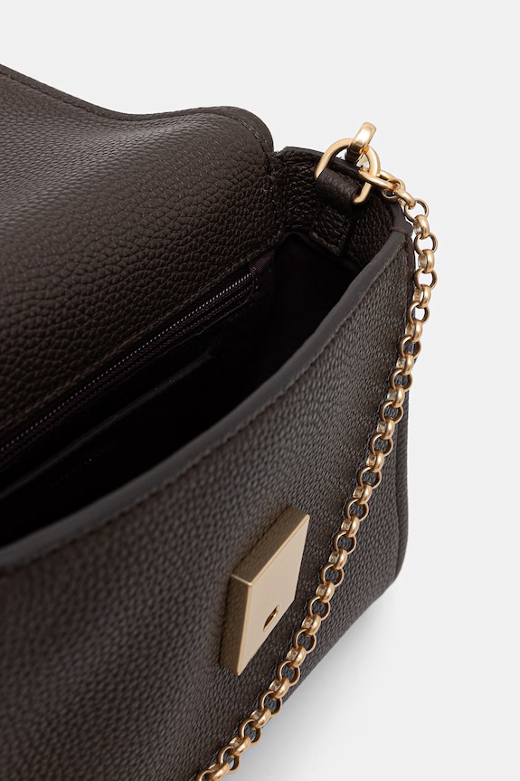 Calvin Klein torebka crossbody damska z imitacji skóry LV04F3511G brązowy